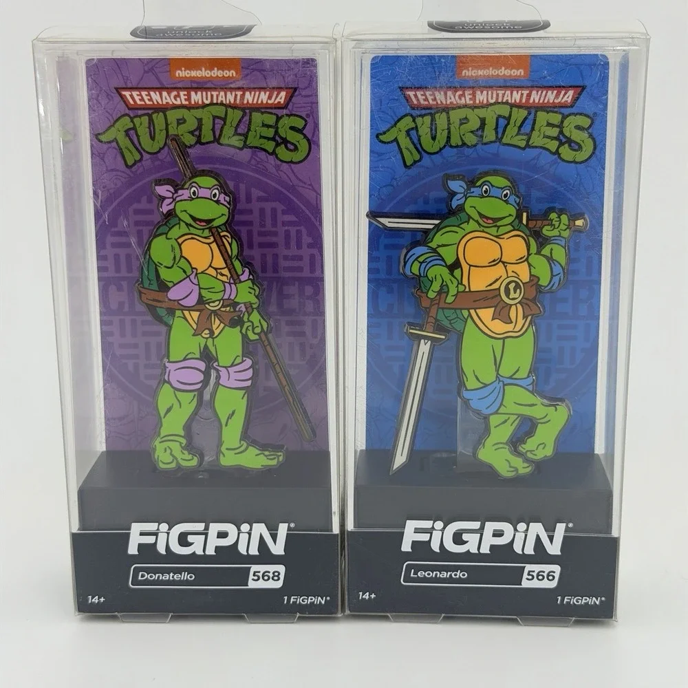 Lot Of 3 Fig, TMNT Leonardo #466, TMNT Donatello #568